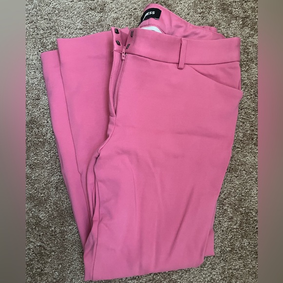 Express Pants - EXPRESS- Size 8S- Pink Skinny Dress Pants- Mid-Rise